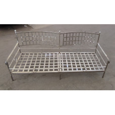 DIVANO LETTO in ACCIAIO INOX . Realizzazioni Personalizzate . Cod. 1205