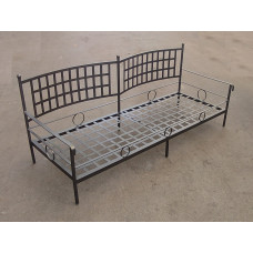 DIVANO LETTO in ACCIAIO INOX . Realizzazioni Personalizzate . Cod. 1205