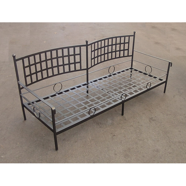 DIVANO LETTO in ACCIAIO INOX . Realizzazioni Personalizzate . Cod. 1205