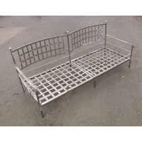 DIVANO LETTO in ACCIAIO INOX . Realizzazioni Personalizzate . Cod. 1205