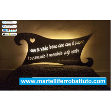 LETTO Design in FERRO . Aforismi . Realizzazioni Personalizzate . Cod. 923