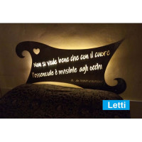 LETTO Design in FERRO . Aforismi . Realizzazioni Personalizzate . Cod. 923