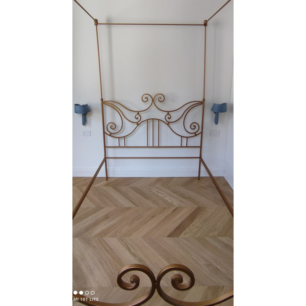 LETTO in FERRO BATTUTO . Realizzazioni Personalizzate . Cod. 962
