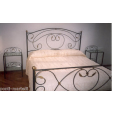 LETTO in FERRO BATTUTO . Realizzazioni Personalizzate . Cod. 985