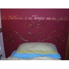 Wrought iron bed. Personalised Executions. 990