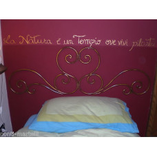 LETTO in FERRO BATTUTO . Realizzazioni Personalizzate . Cod. 990