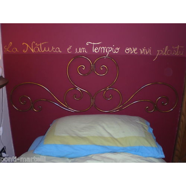 LETTO in FERRO BATTUTO . Realizzazioni Personalizzate . Cod. 990