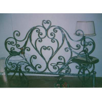 LETTO in FERRO BATTUTO . Realizzazioni Personalizzate . Cod. 998