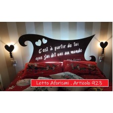 Letto Design in Ferro . Aforismi . Realizzazioni Personalizzate . 923