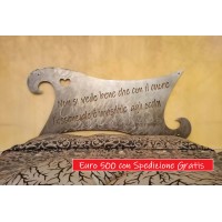 Design bed in iron. Little Prince aphorism. with SMART LED lighting. compatible with iOS and Android. works with Amazon Alexa, Google Home, Ifttt. light lamp INTELLIGENT HOME AUTOMATION WIFI. 923