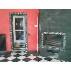CORNICE design per Camino in FERRO BATTUTO . Realizzazioni Personalizzate . 400. 