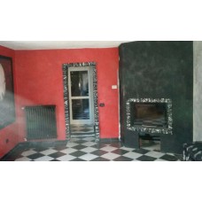 CORNICE design per Camino in FERRO BATTUTO . Realizzazioni Personalizzate . 400. 