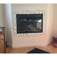 CORNICE design per Camino in FERRO BATTUTO . Realizzazioni Personalizzate . 400. 
