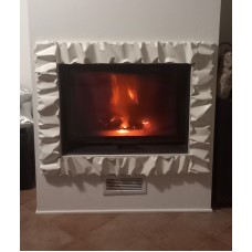 CORNICE design per Camino in FERRO BATTUTO . Realizzazioni Personalizzate . 400. 