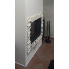 CORNICE design per Camino in FERRO BATTUTO . Realizzazioni Personalizzate . 400. 