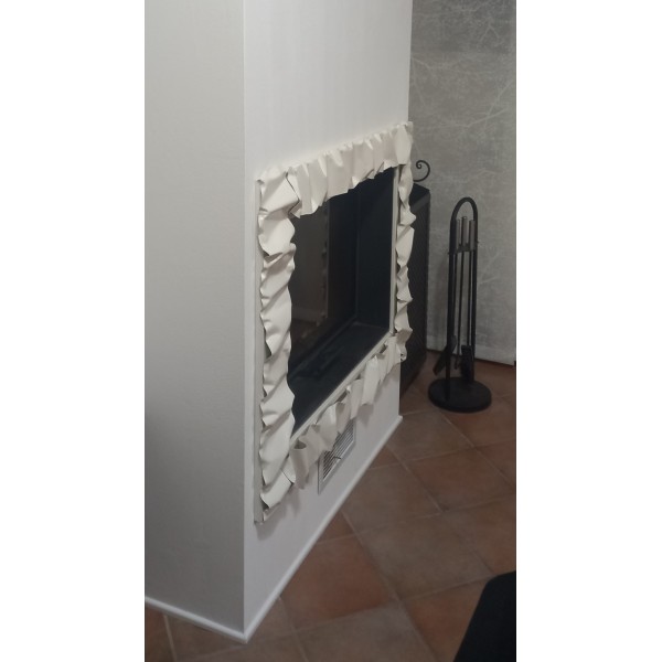 CORNICE design per Camino in FERRO BATTUTO . Realizzazioni Personalizzate . 400. 