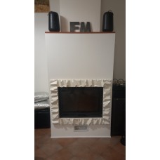 CORNICE design per Camino in FERRO BATTUTO . Realizzazioni Personalizzate . 400. 