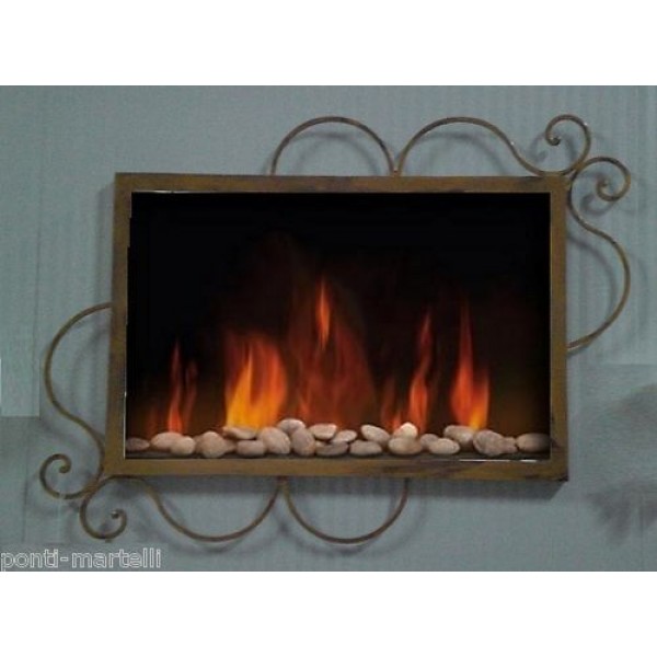 Wrought Iron Frame for Fireplace. Personalised Executions. 402