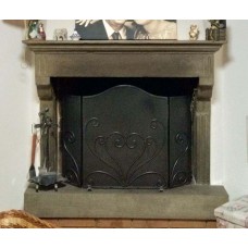 Wrought Iron Fender for Fireplace. Personalised Executions. 408