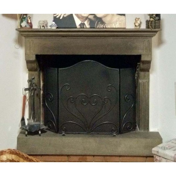 Wrought Iron Fender for Fireplace. Personalised Executions. 408