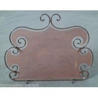 Wrought Iron Fender for Fireplace. Personalised Executions. 412