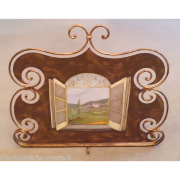 Wrought Iron Fender for Fireplace. Personalised Executions. 413