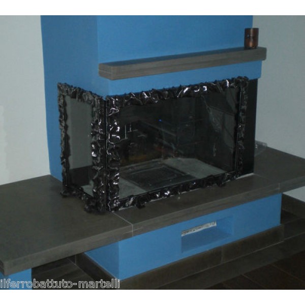 Wrought Iron Fender for Fireplace. Personalised Executions. 421