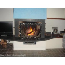 Wrought Iron Fender for Fireplace. Personalised Executions. 421