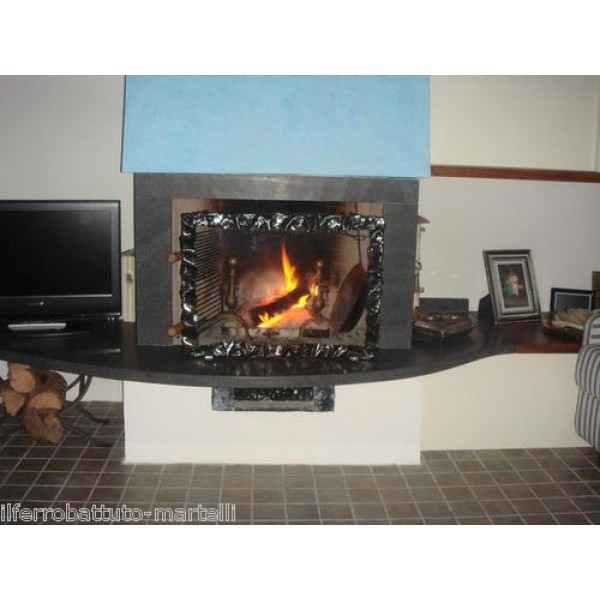 Wrought Iron Fender for Fireplace. Personalised Executions. 421