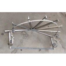 PENSILINA TETTOIA in Acciaio Inox . Personalizzata . cod. 363 . Detrazioni fino al 50%.