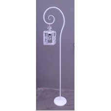 Wrought Iron Floor Lamp. Size approx. 50 x 210  cm . 479