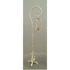Wrought Iron Floor Lamp. Size approx. 50 x 210  cm . 481