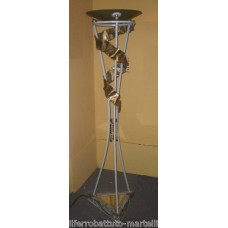 Wrought Iron Floor Lamp. Size approx. 50 x 180  cm . 486