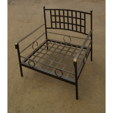 Sedia Poltrona in Acciaio Inox . Realizzazioni Personalizzate . Cod. 1958