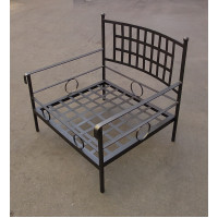 Sedia Poltrona in Acciaio Inox . Realizzazioni Personalizzate . Cod. 1958