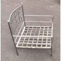 Sedia Poltrona in Acciaio Inox . Realizzazioni Personalizzate . Cod. 1958