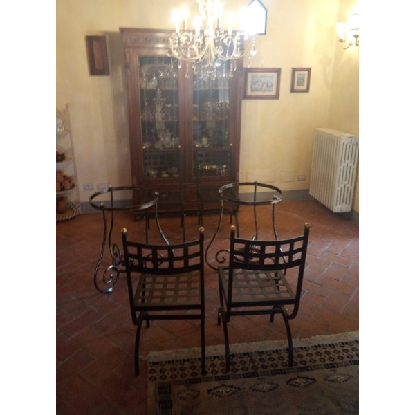 Sedia in Ferro Battuto . Realizzazioni Personalizzate . Cod. 445