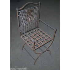 Sedia in Ferro Battuto . Realizzazioni Personalizzate . Cod. 472
