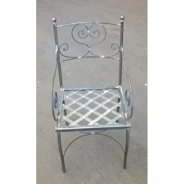 Sedia in Ferro Battuto . Realizzazioni Personalizzate . Cod. 475
