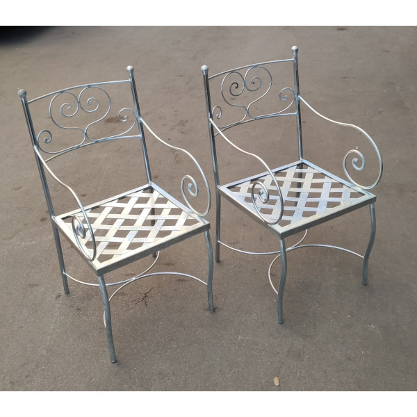 Sedia in Ferro Battuto . Realizzazioni Personalizzate . Cod. 475