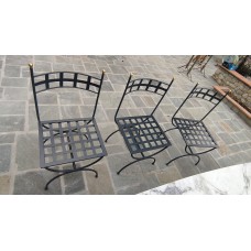 Sedia in Ferro Battuto . Realizzazioni Personalizzate . 1950