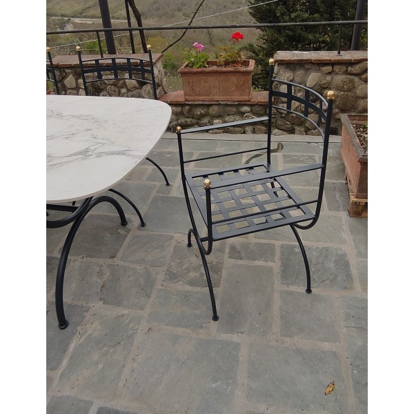 Chair Wrought Iron. Personalised Executions. 1951