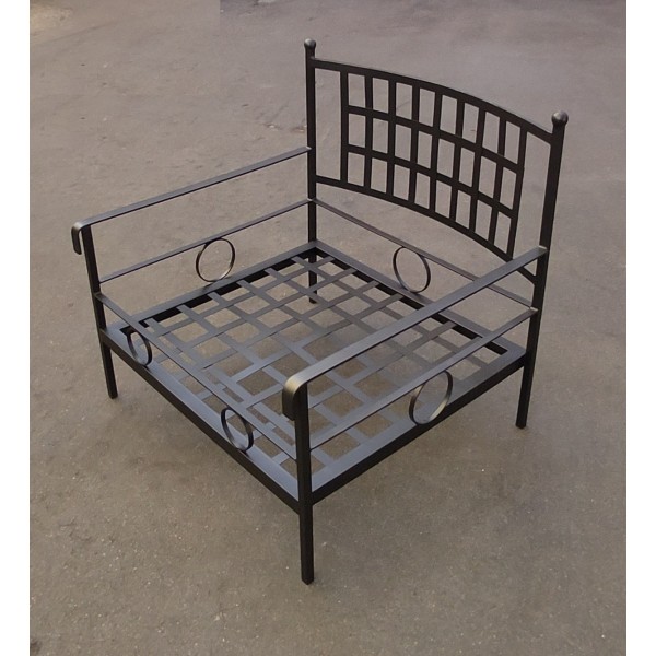 Sedia Poltrona in Acciaio Inox . Realizzazioni Personalizzate . 1958