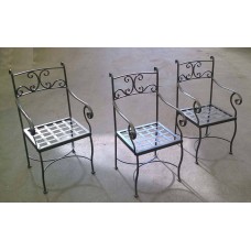 Chair Wrought Iron. Personalised Executions. 443