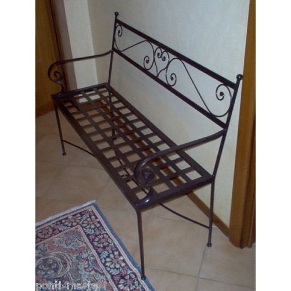 Bench Wrought Iron. Personalised Executions. 452
