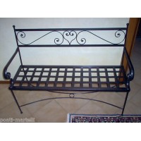 Bench Wrought Iron. Personalised Executions. 452