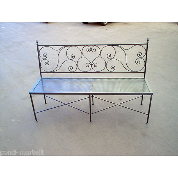 Bench Wrought Iron. Personalised Executions. 454