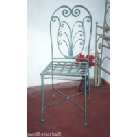 Chair Wrought Iron. Personalised Executions. 469