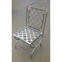 Chair Wrought Iron. Size approx. 45 x 45 x 115 cm .  471