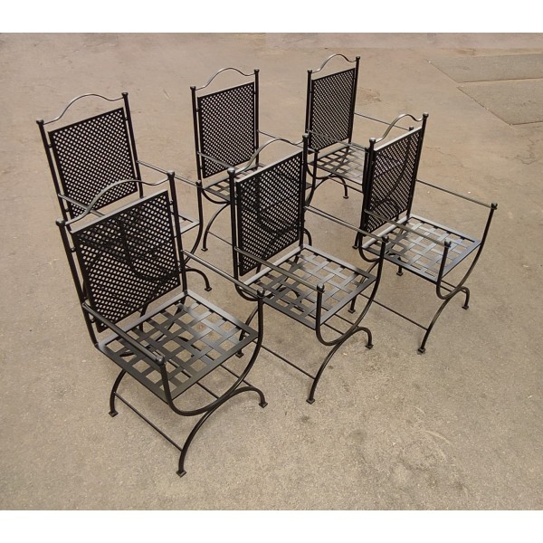Chair Wrought Iron. Personalised Executions. 472